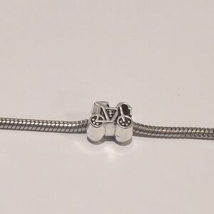 Silver‎ Bicycle Charm for Pandora Style Bracelet